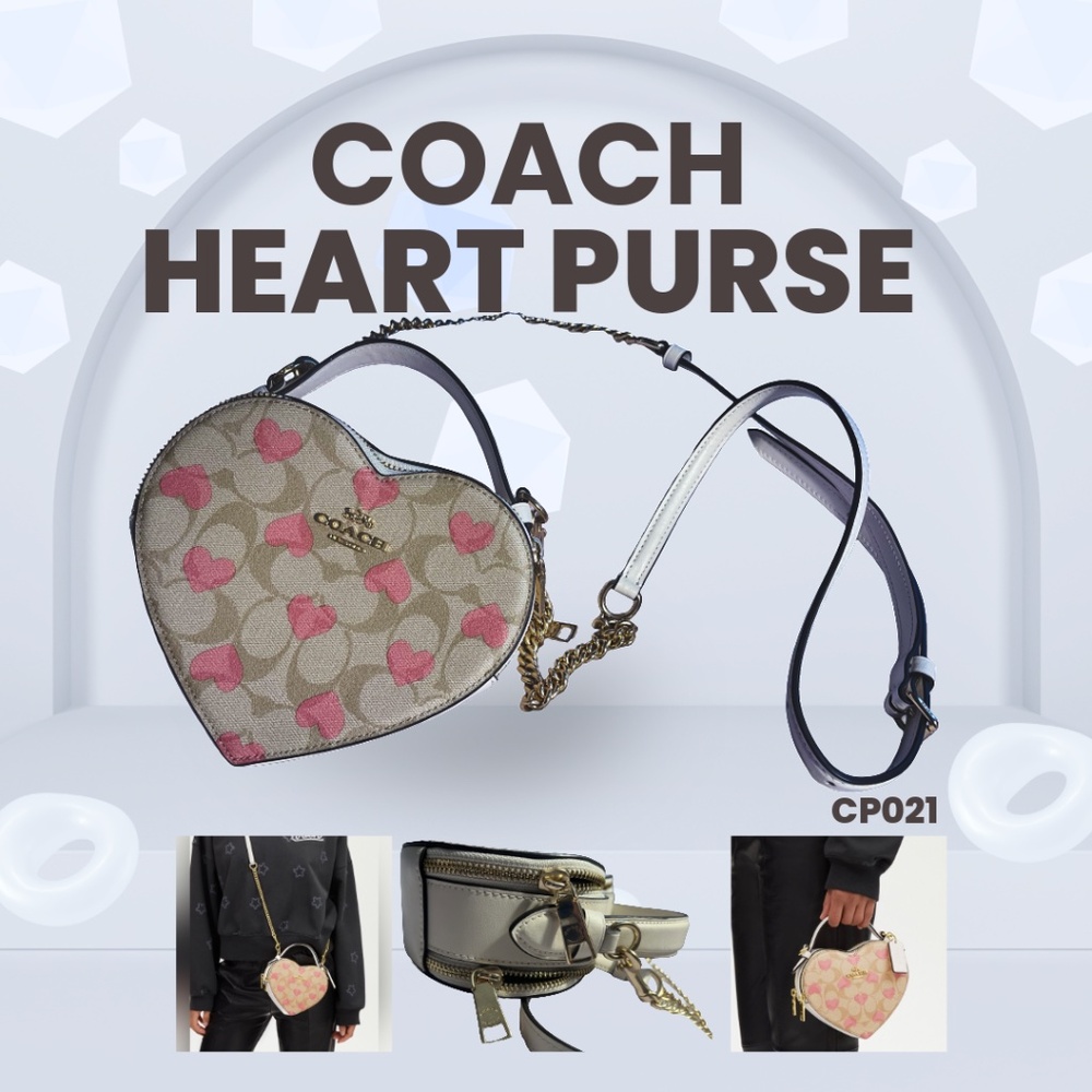 COACH HEART PURSE